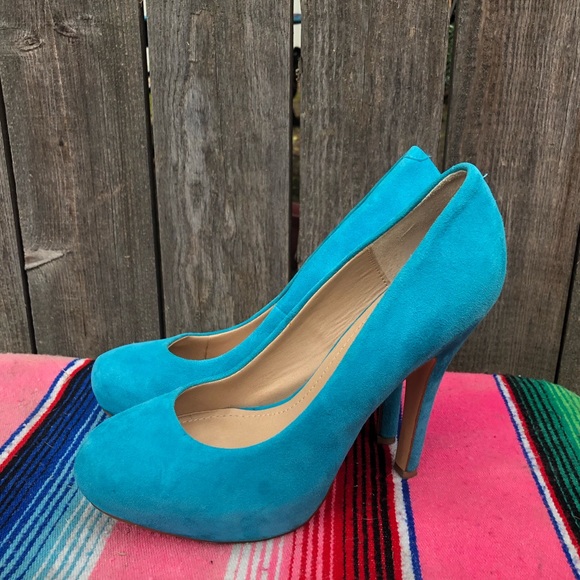 Steve Madden Shoes - Steve Madden teal Pumps